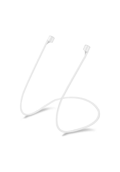 Microsonic Apple Uyumlu AirPods Pro Manyetik Mıknatıslı Kulaklık İpi Beyaz