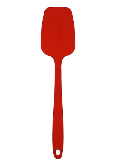 Ckm Silikon 2li Yanmaz Büyük Boy Silikon Spatula Kaşık Seti Kırmızı