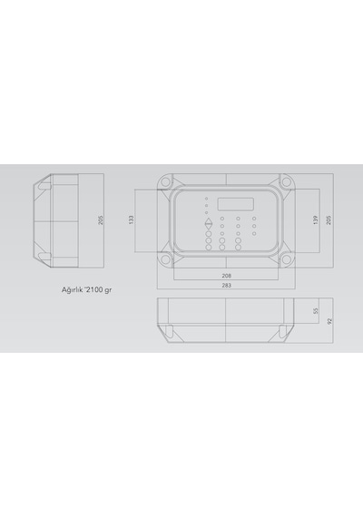 Etna Hydropan2d-aps İkili Hidrofor/dalgıç Panosu 220v-2x2,2 Kw