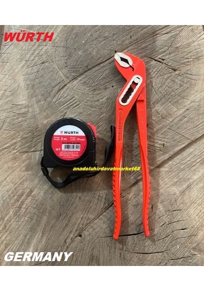 Wurth Pro Set Ayarlı Pense Ford Pense 5 25mm Metre Fort Pense Germany 2li Diğer