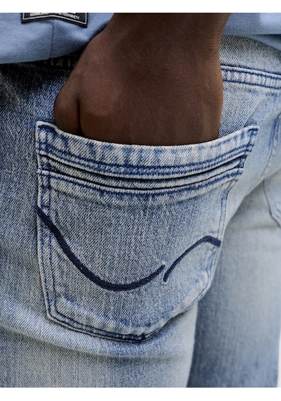 Jack & Jones Jack Jones Glenn Model Erkek Dar Kesim Kot Pantolon 12295611 Mavi