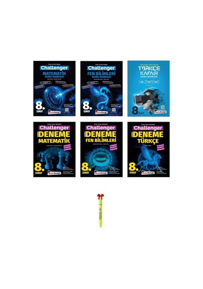 Lgs 8.Sınıf Challenger Matematik Fen Bilimleri Türkçe Soru Banka