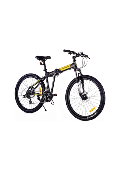 Geotech Fold Up 26d 26 Jant 21vites Md 45cm Katlanır Bisiklet Mat Siyah - Sarı