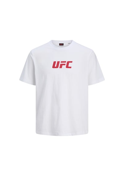 Jack & Jones Erkek Ufc Lisansli Gögüs Baskili Tisört - Ufc - 12290261 Beyaz