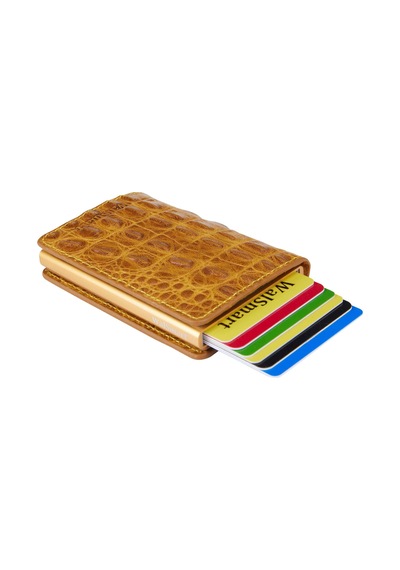 WalSmart Book Croco Akıllı Mekanizmalı Deri Cüzdan