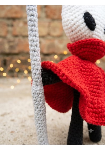 Hornet Amigurumi Örgü Oyuncak - Koleksiyonluk Gamer Figür 23 Cm