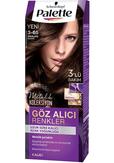 Palette Göz Alıcı Renkler 3 - 65 Çikolata Kahve X 2 Adet