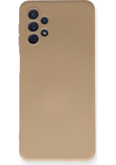 Newface Samsung Galaxy Uyumlu A32 5g Kılıf Nano İçi Kadife Silikon Semeglbl - 73 - Bej