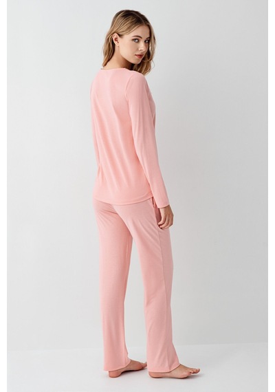 Arnetta Kadın Turuncu Pijama Takımı Ar3460-s-v2 Turuncu