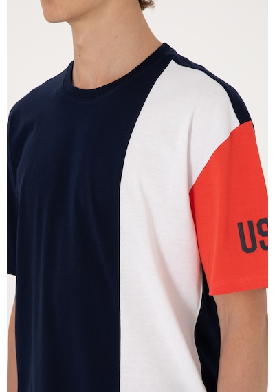 U.S. Polo Assn. Erkek Comfort Fit Bisiklet Yaka Lacivert Tişört 50306896-VR033 U.S. Polo Assn. Erkek Comfort Fit Bisiklet Yaka Lacivert Tişört 50306896-VR033