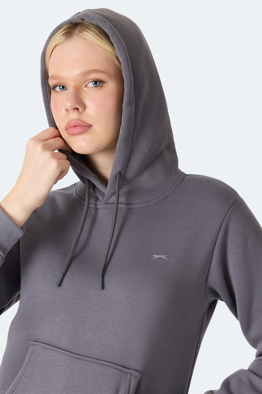 Slazenger Mısty I Kadın Gri Sweatshirt Gri