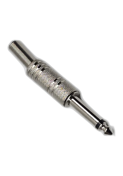 5 Adet 6.35 Mm Mono Jak Konnektör 5 Adet Set - Yaylı Metal Gövde Çivi Jak - Gitar Ve Ses Kablosu Ucu