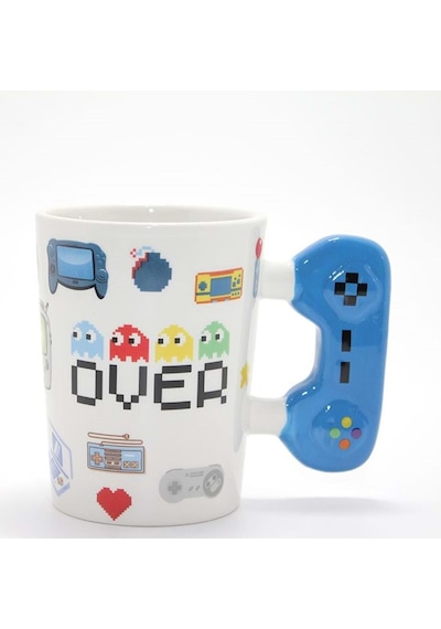 Porselen Game Over Kupa Bardak Renkli