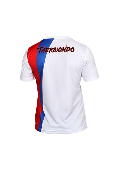 Dosmai Dijital Baskılı Taekwondo Bisiklet Yaka Spor T-shirt Tkt126
