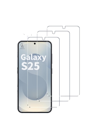 Samsung Galaxy S25 İle Uyumlu Ekran Koruyucu Şeffaf Temperli Kırılmaz Cam Ekran Koruyucu 3 Adet