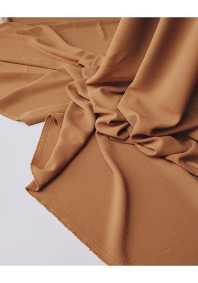 Krep Sütlü Kahve Renk En 145 Cm X Boy 300 Cm -10553 Kahverengi