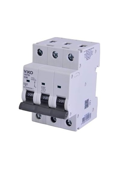 10vtb-3c50 Otomatik Sigorta 10ka C Tipi 3 Kutup 50a