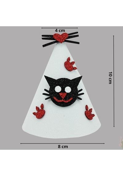 Süsle Bebek Ve Parti Kedi Doğum Günü Şapkası