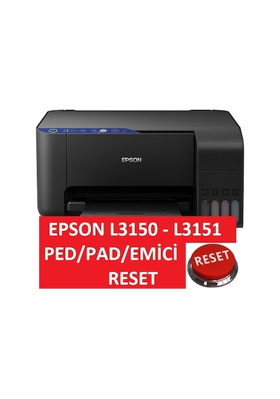 Epson L3150 - L3151 - L3110 Ped/Pad/Emici Dolu Reset
