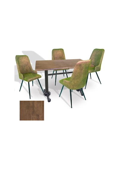 Çipa - Çırağan Mutfak Masa Takımı - 70x120 Werzalit, Wermodin Ve Allzalit Tabla - Rustic Dark - Kapıçino Çok Renkli Çipa - Çırağan Mutfak Masa Takımı - 70x120 Werzalit, Wermodin Ve Allzalit Tabla - Rustic Dark - Kapıçino Çok Renkli
