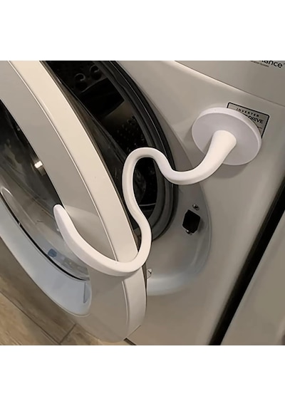 Manyetik Mıknatıslı Çamaşır Makinası Kapak Sabitleyici Tutucu Beyaz - Al5305