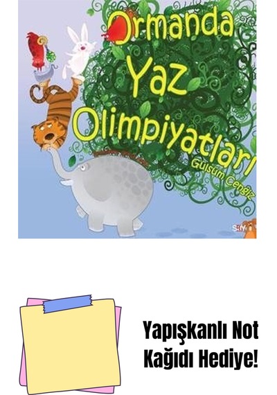 Ormanda Yaz Olimpiyatları + Yapışkanlı Not Kağıdı
