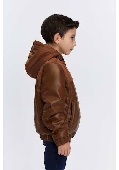 Benitto Kids Erkek Çocuk Mevsimlik Ceket 51321 Kahve Kahverengi