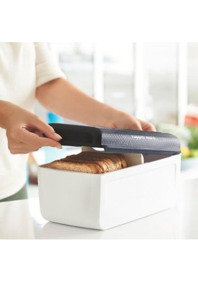 Tupperware Berrak Mini Ekmek Dünyası Siyah Beyaz