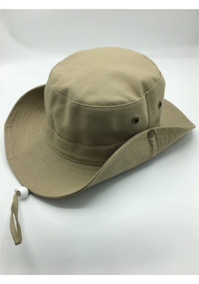 Reva Unisex Yazlık Katlanabilir Safari Fötr Şapkası Bej