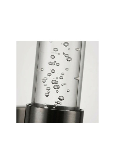Bubblelight Medium 40 Cm Modern Tasarım Led Aplik - Duvar Lambası - Antrasit Gri - Pilli - Beyaz Led Antrasit Pilli