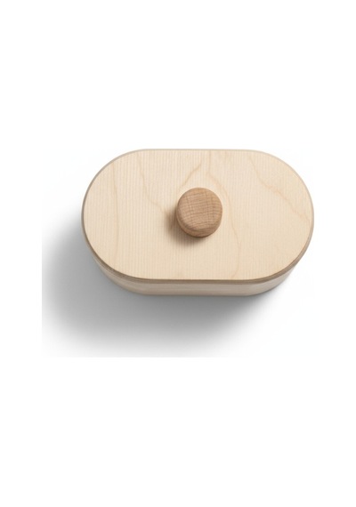 Ahşap Takı Ve Makyaj Organizeri Dekoratif Saklama Kutusu Oval Organizer
