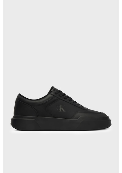 Calvin Klein Deri Logolu Sneaker Ayakkabı Hm0hm023260gj Erkek Ayakkabı Hm0hm02326 0gj Siyah
