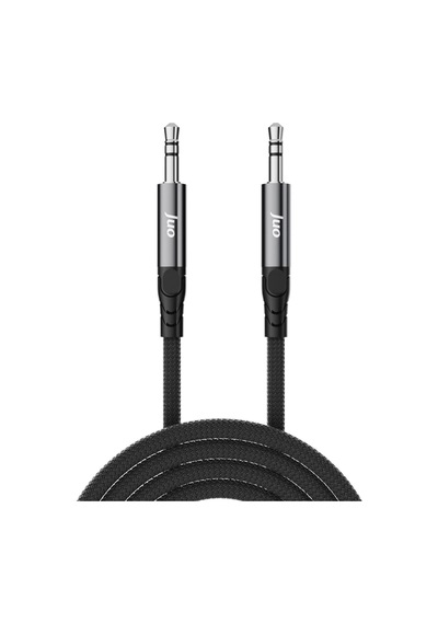 Stereo 3.5mm Trs Jack Örgülü Aux Ses Kablosu 3 Metre