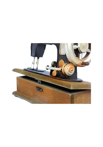 Dekoratif Metal Dikiş Makinesi Kutulu Biblo Hediyelik Arbltgsı13gatbtfg1v