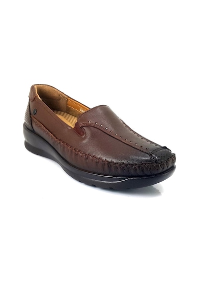 Forelli Lına 55022-h Taba Kadın Günlük Deri Comfort Ayakkabı 001