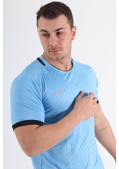 Diadora Elite Antrenman T-Shirt Bebe Mavi