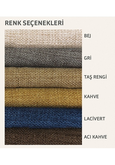 Pera Fon Perde 150x260 cm Kahve
