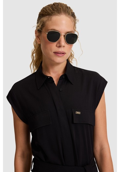 U.S. Polo Assn. U.s. Polo Assn. Kadın Siyah Elbise Dokuma 50324750-vr046