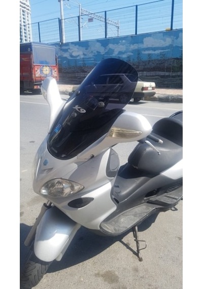 Zeus Motor 2005-2007 Piaggio X9 250 Uyumlu Koyu Füme Cam