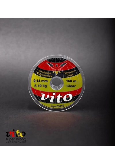 Vito Süper Strong Monoflament Şeffaf Misina 160 Metre 0,14mm - Standart