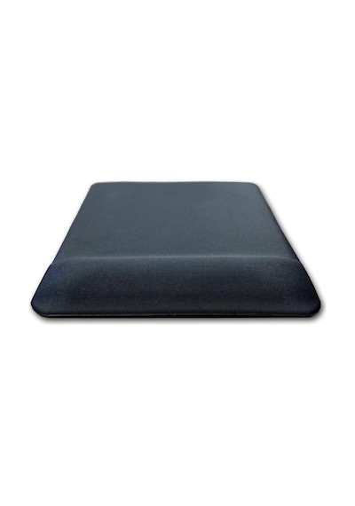 Lunatic Kare Siyah Bilek Destekli Mouse Pad Ergonomik Kaymaz Taban Oyun Ve Ofis İçin Fare Altlığı Suya Tere Dayanık
