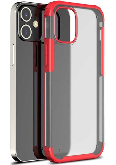 Apple Uyumlu iPhone 12 Mini Uyumlu Zore Volks Kılıf-kırmızı Kirmizi -