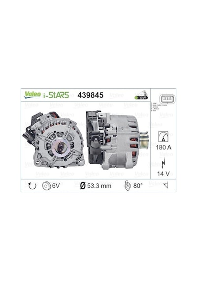 VALEO 439845 ALTERNATÖR ISTARS ST60C017 PSA
