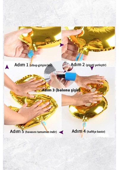 Ayaklı Deniz Kızı Kuyruğu Folyo Balon Büyük Boy 9603 Genel