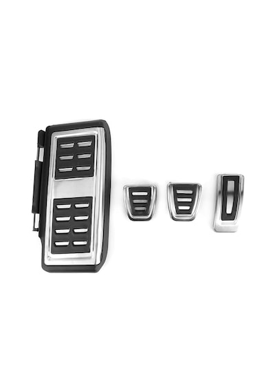 Vw Golf 7 8 Passat B8 Tiguan 2 Touran 2 T-roc T-cross Arteon Polo 5 Uyumlu Geçme Manuel Pedal Seti 4 Parça Siyah Krom