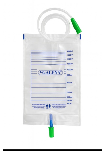 Galena Ürinertoplama Torbası 2000 Ml Kontrol Vanalı Steril Tek Kullanımlık - 5 Adet