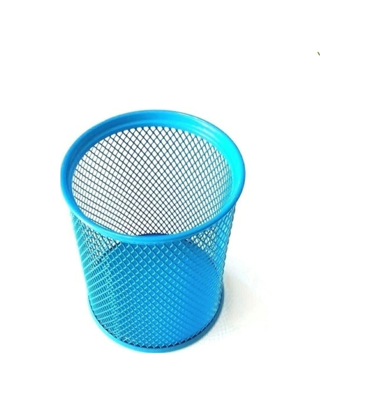 Açık Mavi Metal Yuvarlak Kalemlik F008 Diğer