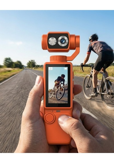 4k Video Çekim Özellikli Gimbal Kamera 180 Derece Dönebilen Lens Stabil Çekim Diğer