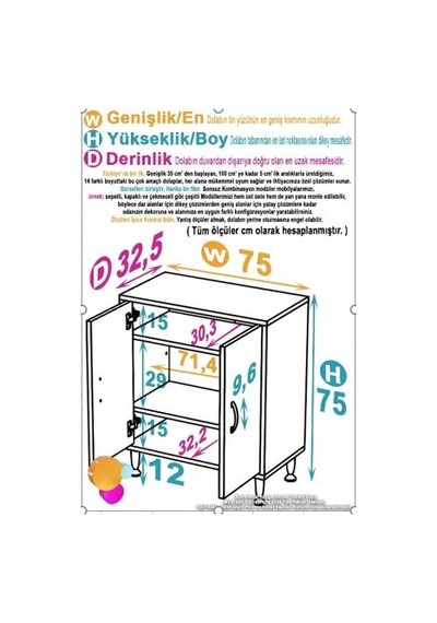 Eliusta Sabir 75 Cm 2 Raflı Beyaz Banyo Mutfak Dolabı 3 Bölmeli Çok Amaçlı Dolap 75x75x32,5 Cm Düzenleyici Beyaz Eliusta Sabir 75 Cm 2 Raflı Beyaz Banyo Mutfak Dolabı 3 Bölmeli Çok Amaçlı Dolap 75x75x32,5 Cm Düzenleyici Beyaz