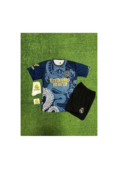 Real Madrid 2024/25 Sezonu Luka Modric Dragon Desenli Konsept Çoc Çok Renkli